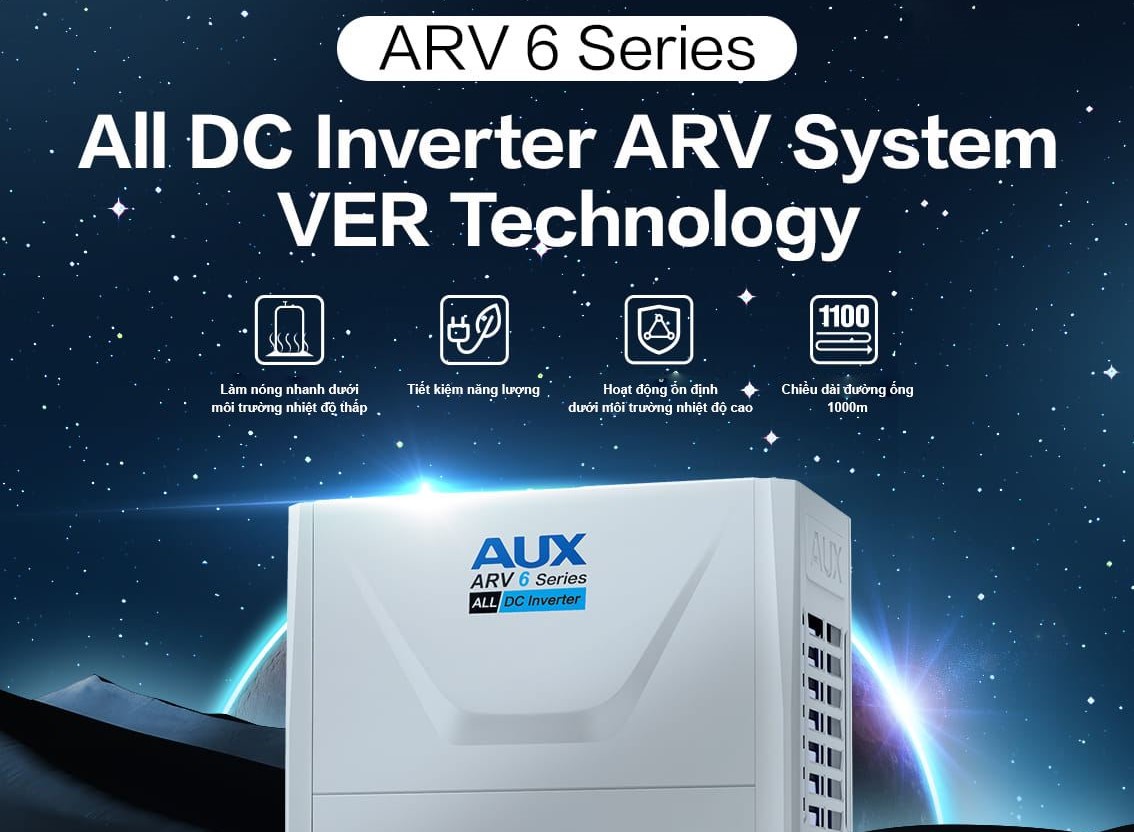 Ra mắt sản phẩm điều hòa trung tâm VRF AUX ARV 6 Series